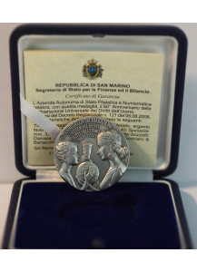 2008 - Medaglia in Ag. San Marino 60 anni dichiarazione Univ. diritti uomo